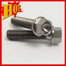 M6X25mm Gr2 Titanium Hex Flange Bolts